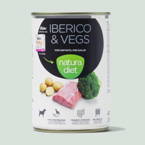 Natura Diet Dog Iberico & Vegs x12 uds
