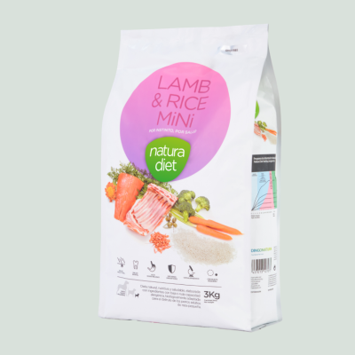 Natura Diet Dog Lamb & Rice Mini